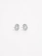 925 Sterling Silver Zircon Star Stud Earrings